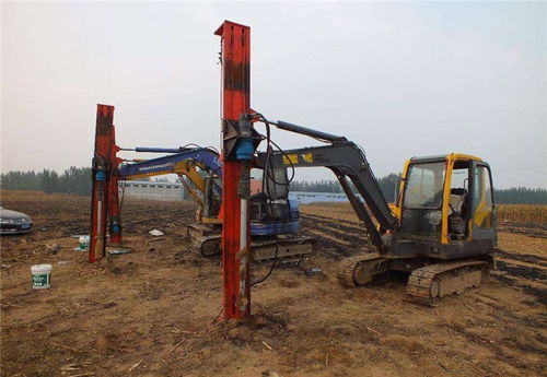 骐鑫建筑 专业工程机械设备租赁，博爱打桩机助力高效地基打桩